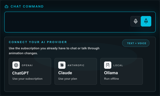 CurveLab motion command card